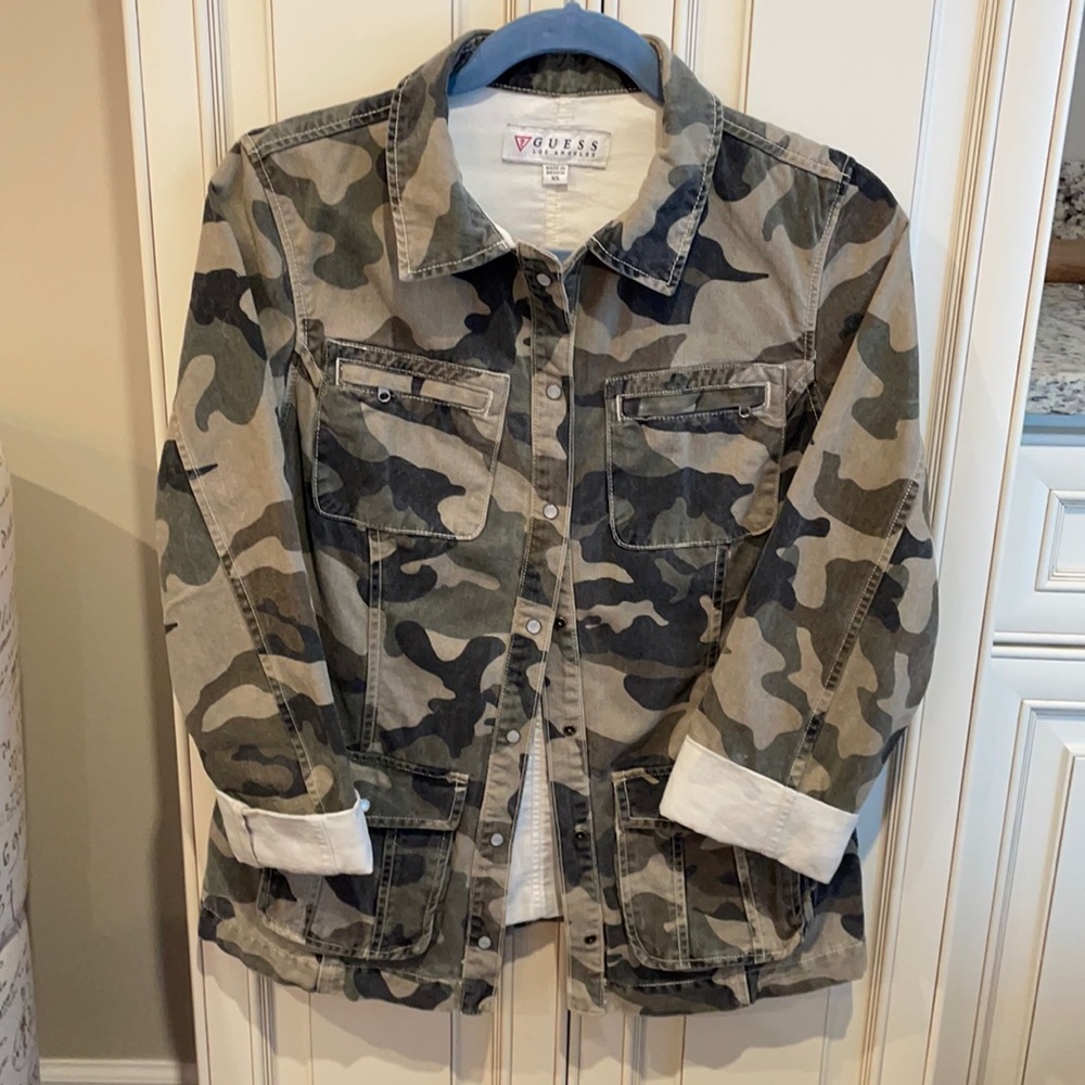 Guess Camo Denim Jacket